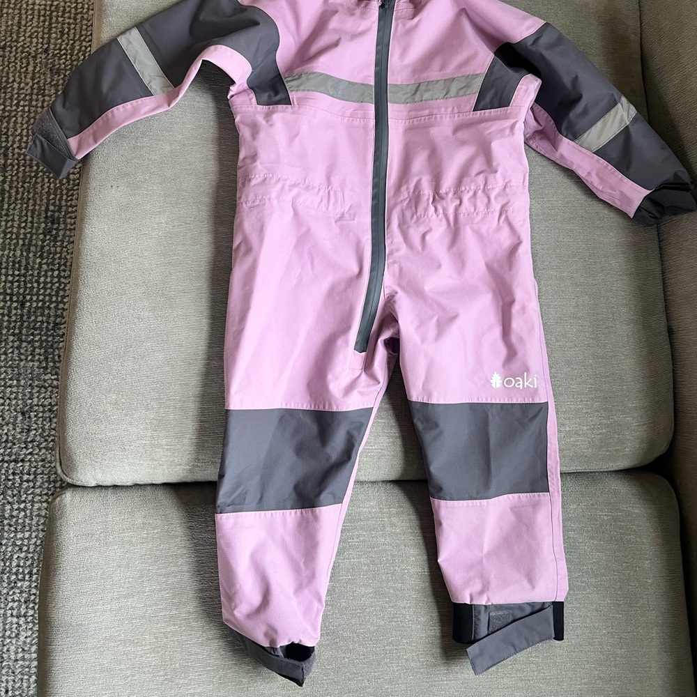 Oaki purple lavender rain suit toddler 2t